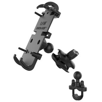 RAM-B-149Z-A-PD4U - Quick-Grip™ XL telefonhållare, U-bults bas