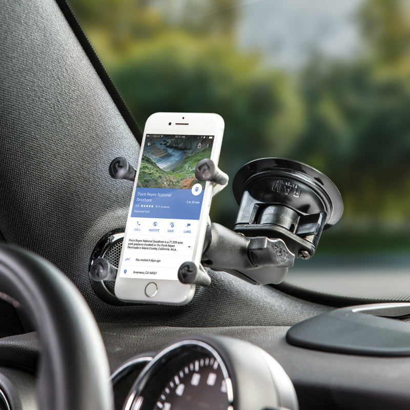 Ram Mounts X-Grip telefonhållare med sugkoppsbas - RAM-B-166-UN7U